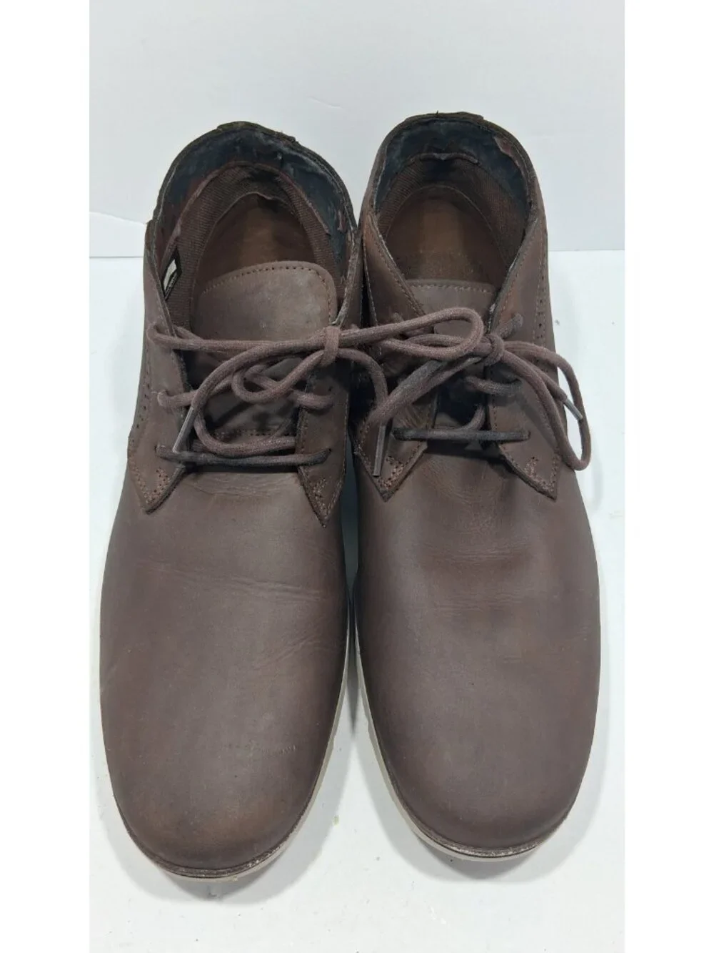 Timberland Chukka Boot; Brown Leathermen  Size US11 Leather Boots A1TO3 Y